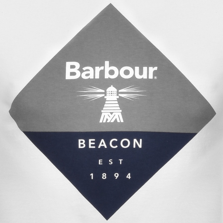 Alternative Image for ProductBarbour Beacon Diamond T Shirt White3